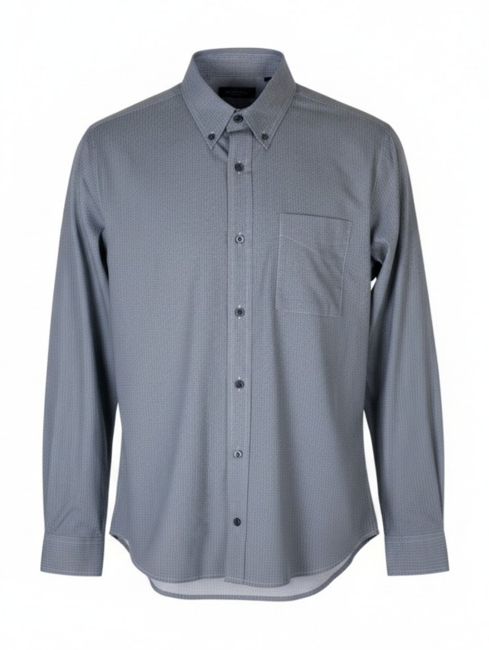 Mossimo slim fit button down shirt men’s small black white geometric long sleeve